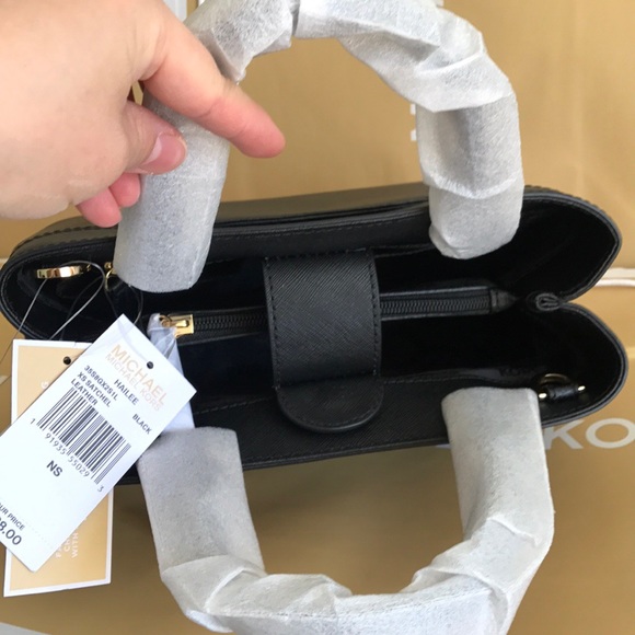 💦🌻mk Satchel 🌻crossbody/Hailee bag/black - Picture 6 of 8